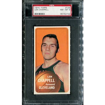 1970/71 Topps Basketball #146 Len Chappell PSA 8 (NM-MT) *2732