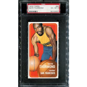 1970/71 Topps Basketball #90 Nate Thurmond PSA 6 (EX-MT) *2837
