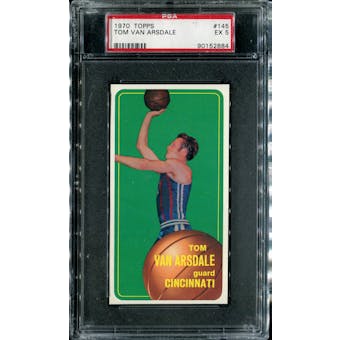 1970/71 Topps Basketball #145 Tom Van Arsdale PSA 5 (EX) *2884