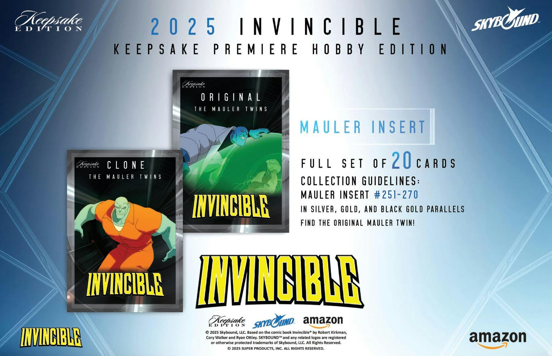 Keepsake Invincible Premiere Edition Hobby Box (Keepsake Trading Cards ...
