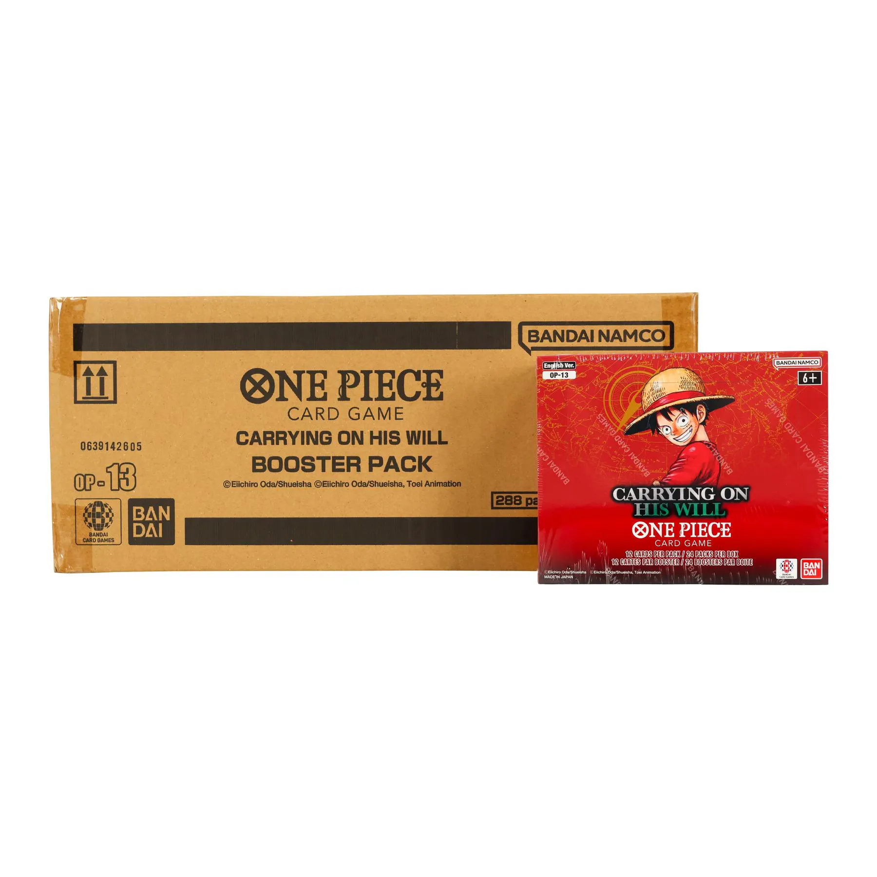 One Piece TCG: Carrying On His Will (OP-13) Booster 12-Box Case | DA Card World One Piece TCG: Carrying On His Will (OP-13) Booster 12-Box Case | DA Card World