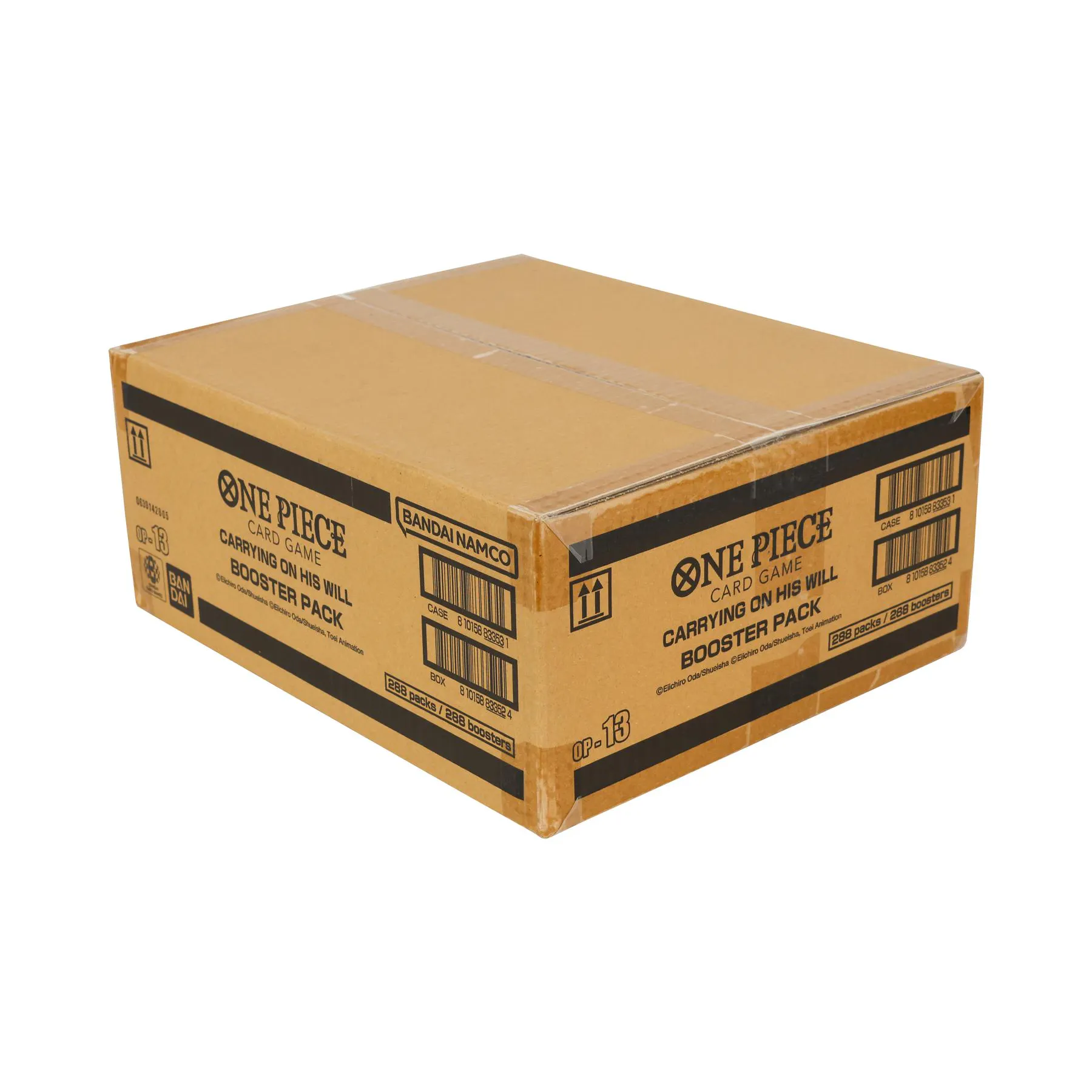 One Piece TCG: Carrying On His Will (OP-13) Booster 12-Box Case | DA Card World One Piece TCG: Carrying On His Will (OP-13) Booster 12-Box Case | DA Card World