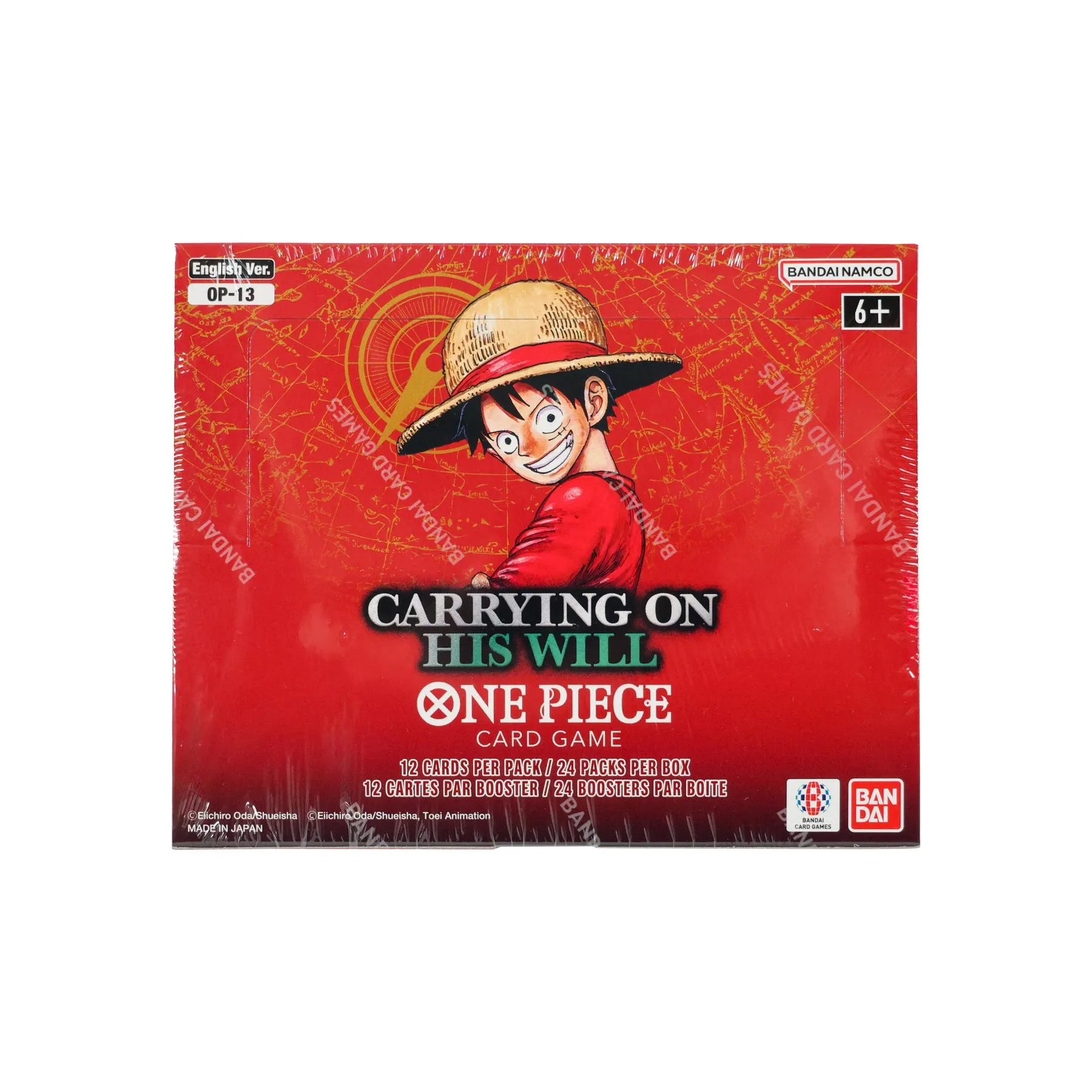 One Piece TCG: Carrying On His Will (OP-13) Booster Box | DA Card World One Piece TCG: Carrying On His Will (OP-13) Booster Box | DA Card World
