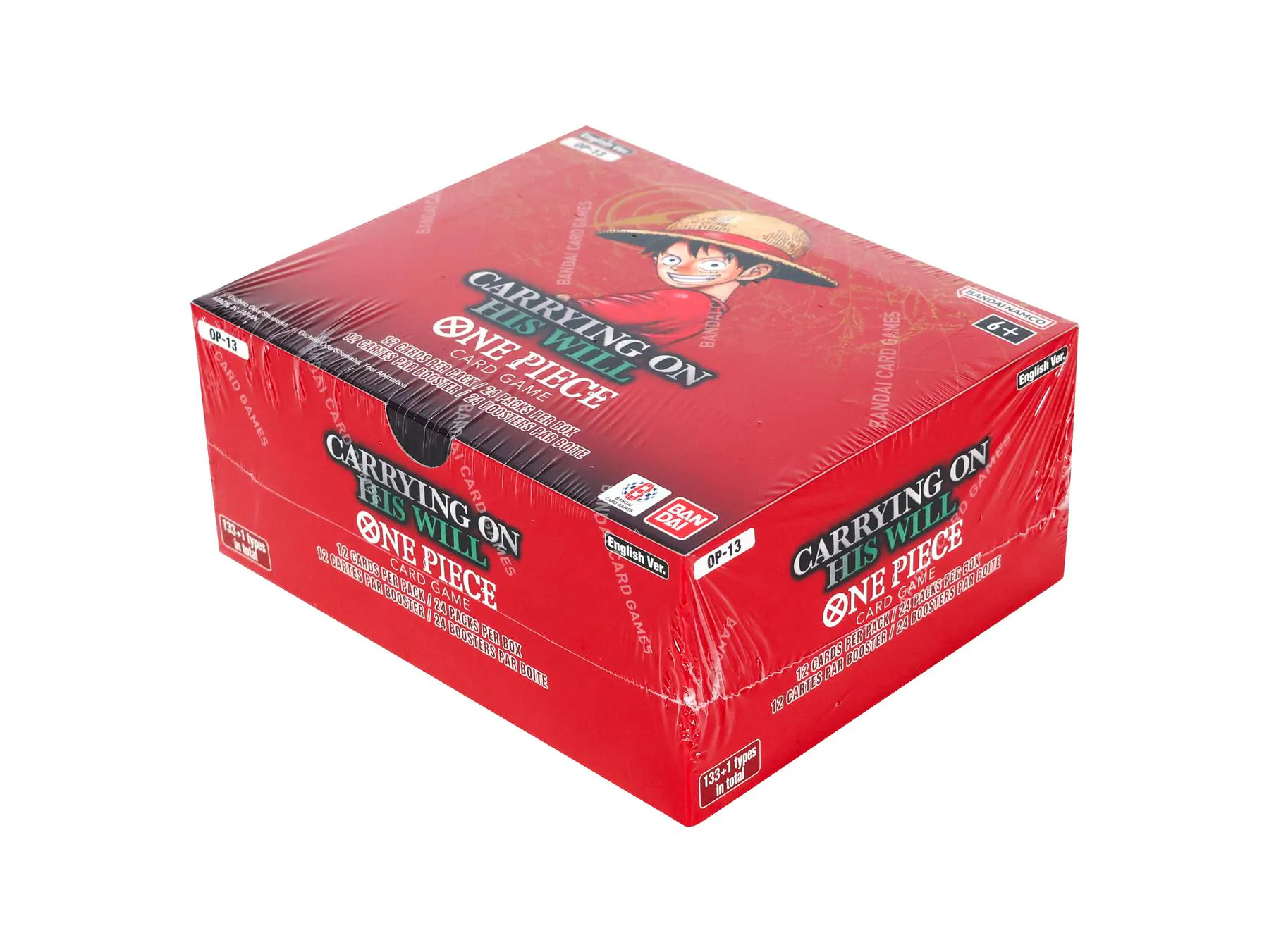 One Piece TCG: Carrying On His Will (OP-13) Booster Box | DA Card World One Piece TCG: Carrying On His Will (OP-13) Booster Box | DA Card World