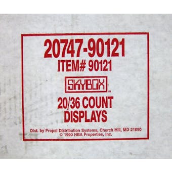 1990/91 Skybox Series 1 Basketball Wax 20-Box Case