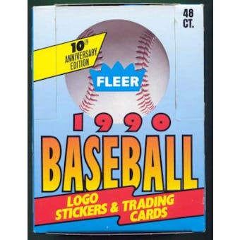 1990 Fleer Baseball Canadian Edition Wax Box (Extremely Rare!)
