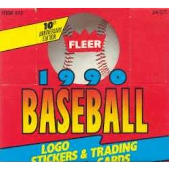 1990 Fleer Baseball Cello Box