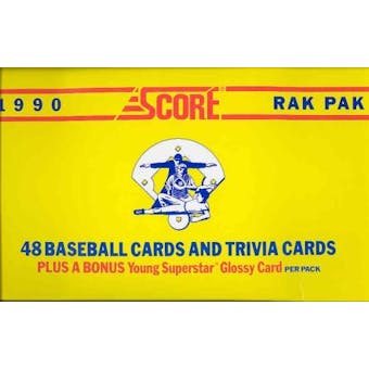 1990 Score Baseball Rack Box