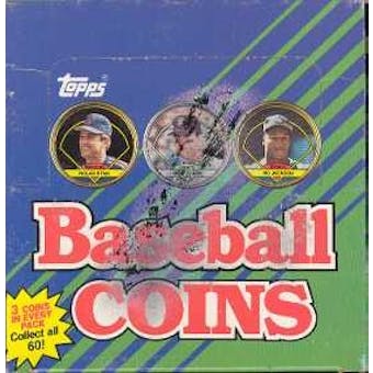 1990 Topps Coins Baseball Wax Box