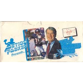 1990 Action Packed All-Madden Football Hobby Box