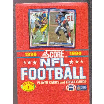1990 Score Series 1 Football Wax Box