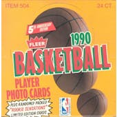 1990/91 Fleer Basketball Jumbo Box