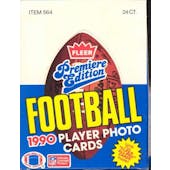 1990 Fleer Football Rack Box (Reed Buy)