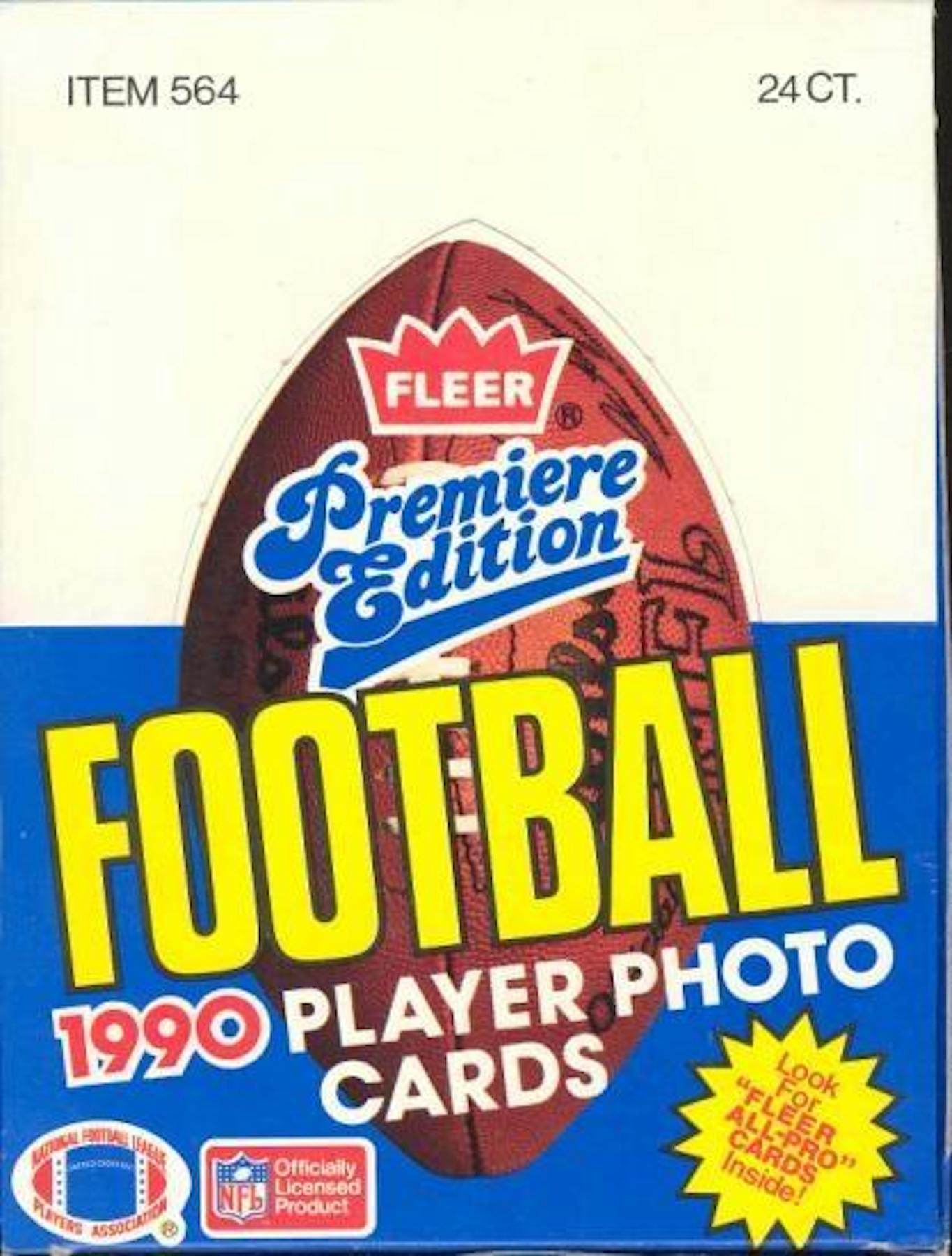 1990 Fleer Football Rack Box DA Card World 1990-fleer-football-rack-box-da-card-world