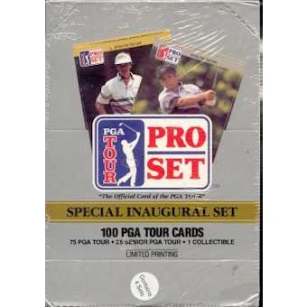 1990 Pro Set Golf Box