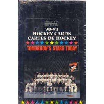 1990/91 7th Inning Sketch OHL Hockey Wax Box