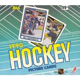 1990/91 Topps Hockey Cello Box