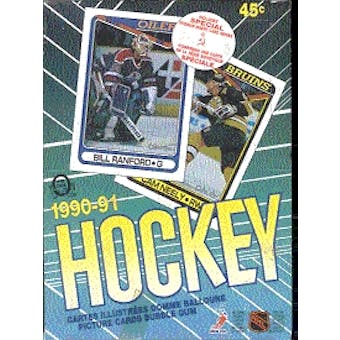1990/91 O-Pee-Chee Hockey Wax Box