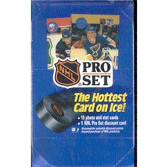 1990/91 Pro Set Series 1 Hockey Wax Box