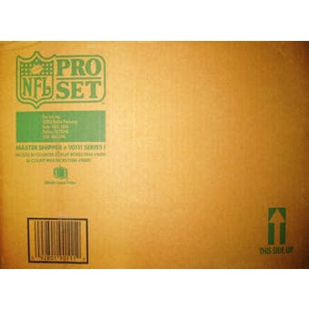 1990 Pro Set Series 1 Football 20 Box Wax Case
