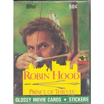 Robin Hood: Prince of Thieves Wax Box (1991 Topps)