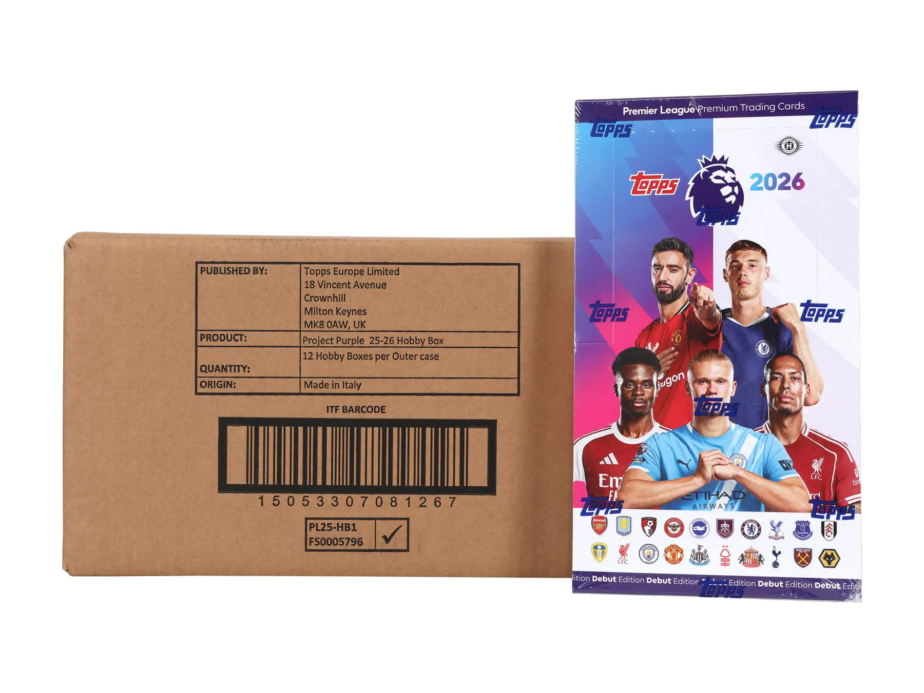 2025/26 Topps Premier League EPL Soccer Hobby 12-Box Case | DA Card World 2025/26 Topps Premier League EPL Soccer Hobby 12-Box Case | DA Card World