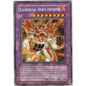 Yu-Gi-Oh Premium Pack 2 Single Elemental Hero Inferno Secret Rare
