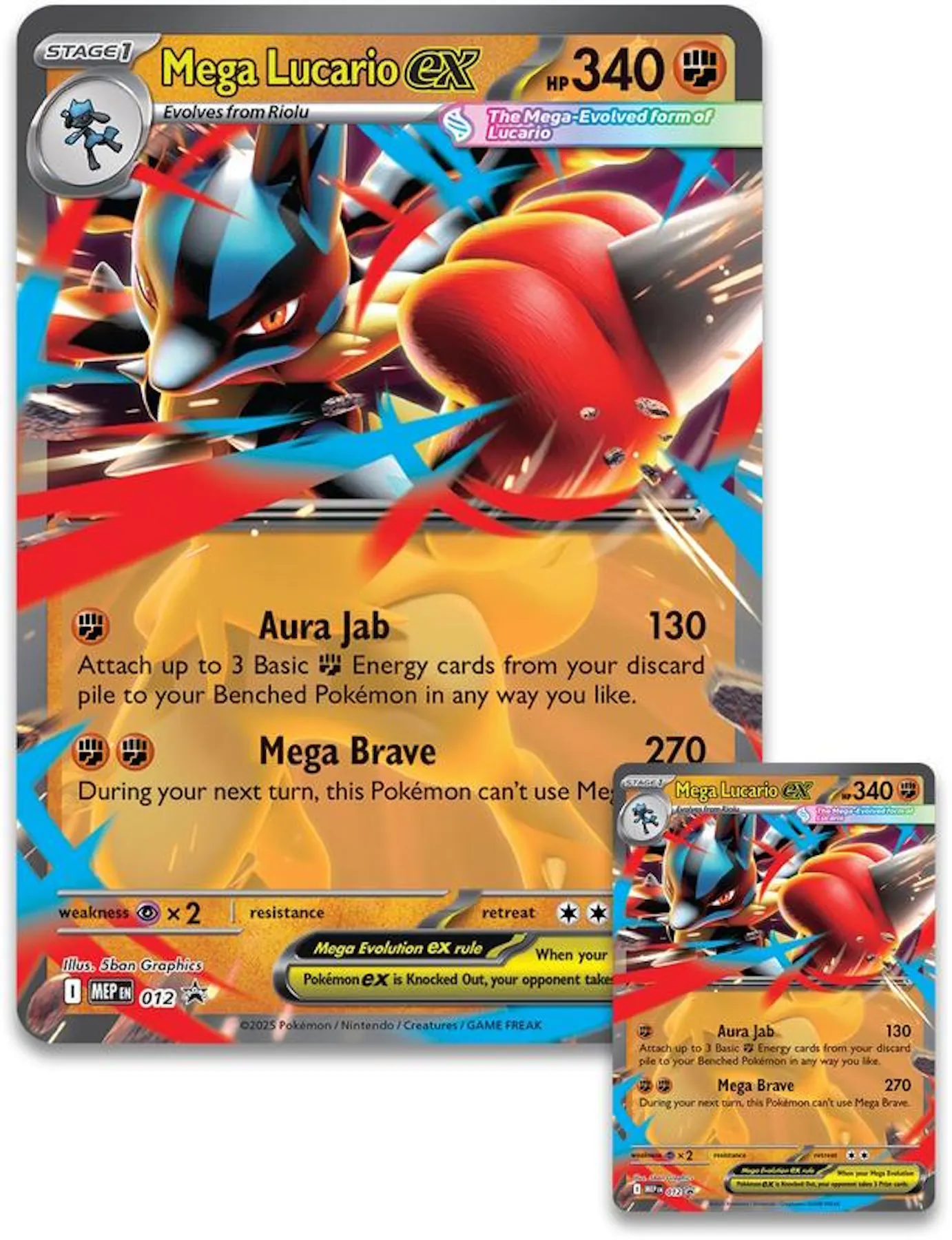 Pokemon Mega Lucario ex Figure Collection Box | DA Card World