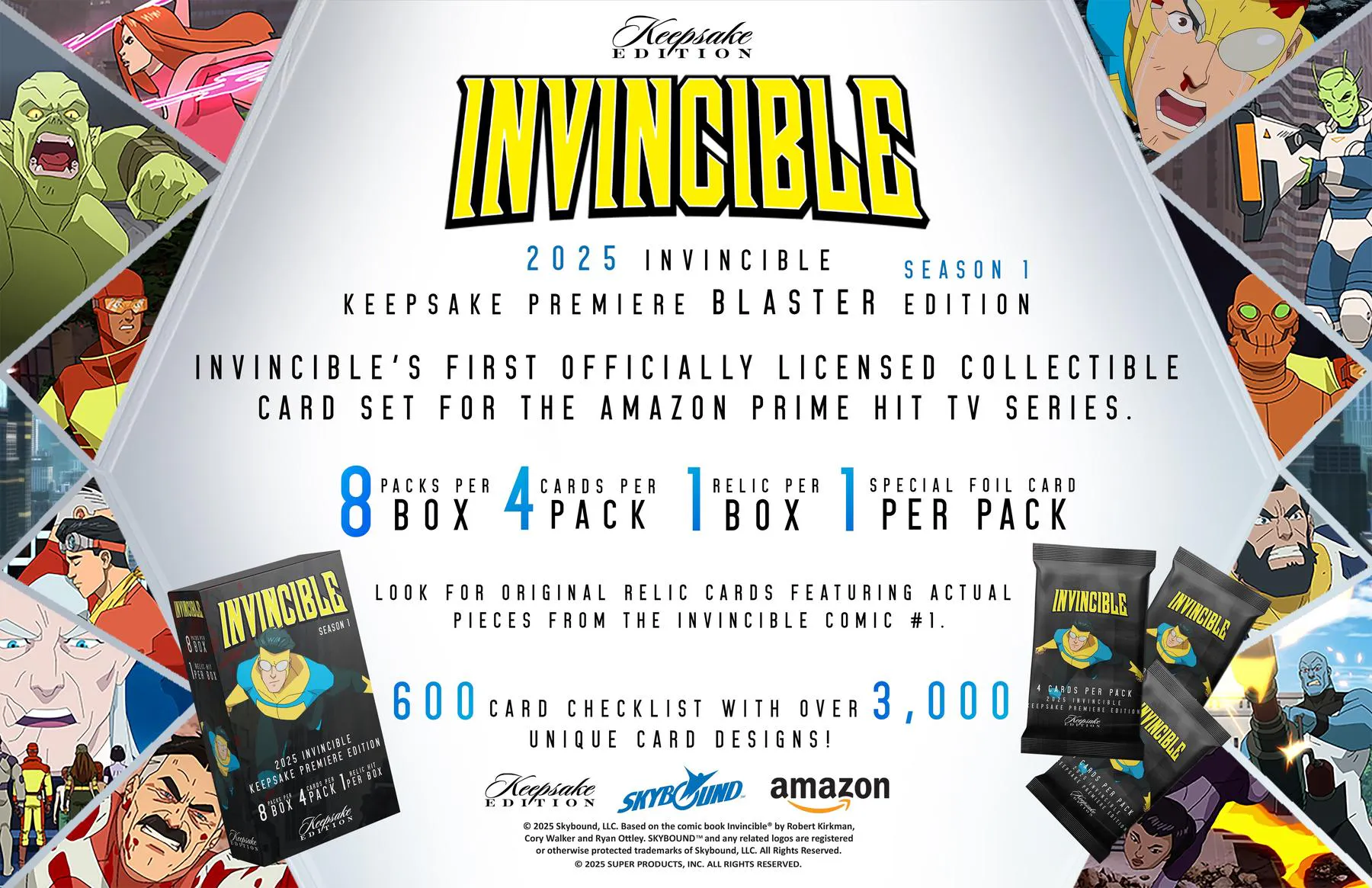 Invincible Auto Card 2025 Keepsake Invincible 1st Edition Season 1 Blaster Box | DA Card World