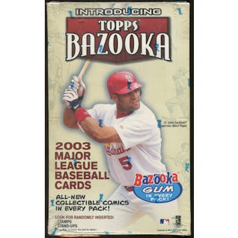 2003 Topps Bazooka Baseball 24 Pack Box