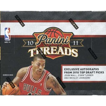 2010/11 Panini Threads Basketball Hobby Box