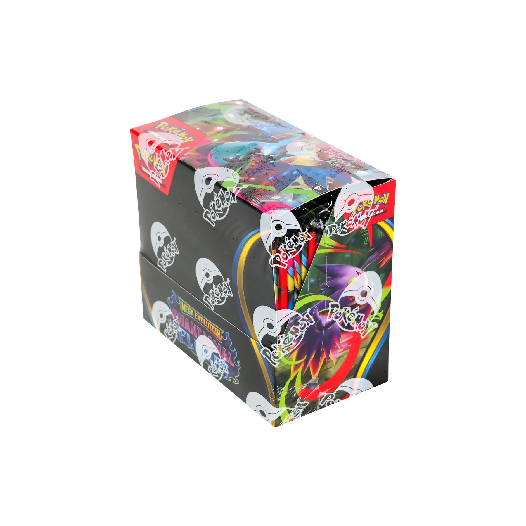 Pokemon Mega Evolution: Phantasmal Flames Booster 6-Box Case | DA Card World Pokemon Mega Evolution: Phantasmal Flames Booster 6-Box Case | DA Card World