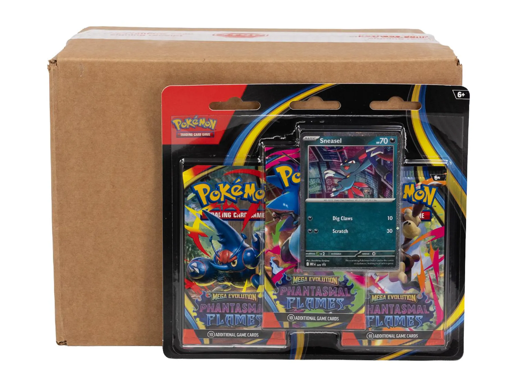 Pokemon Mega Evolution: Phantasmal Flames 3-Pack Blister Case (24 Ct.) | DA Card World Pokemon Mega Evolution: Phantasmal Flames 3-Pack Blister Case (24 Ct.) | DA Card World