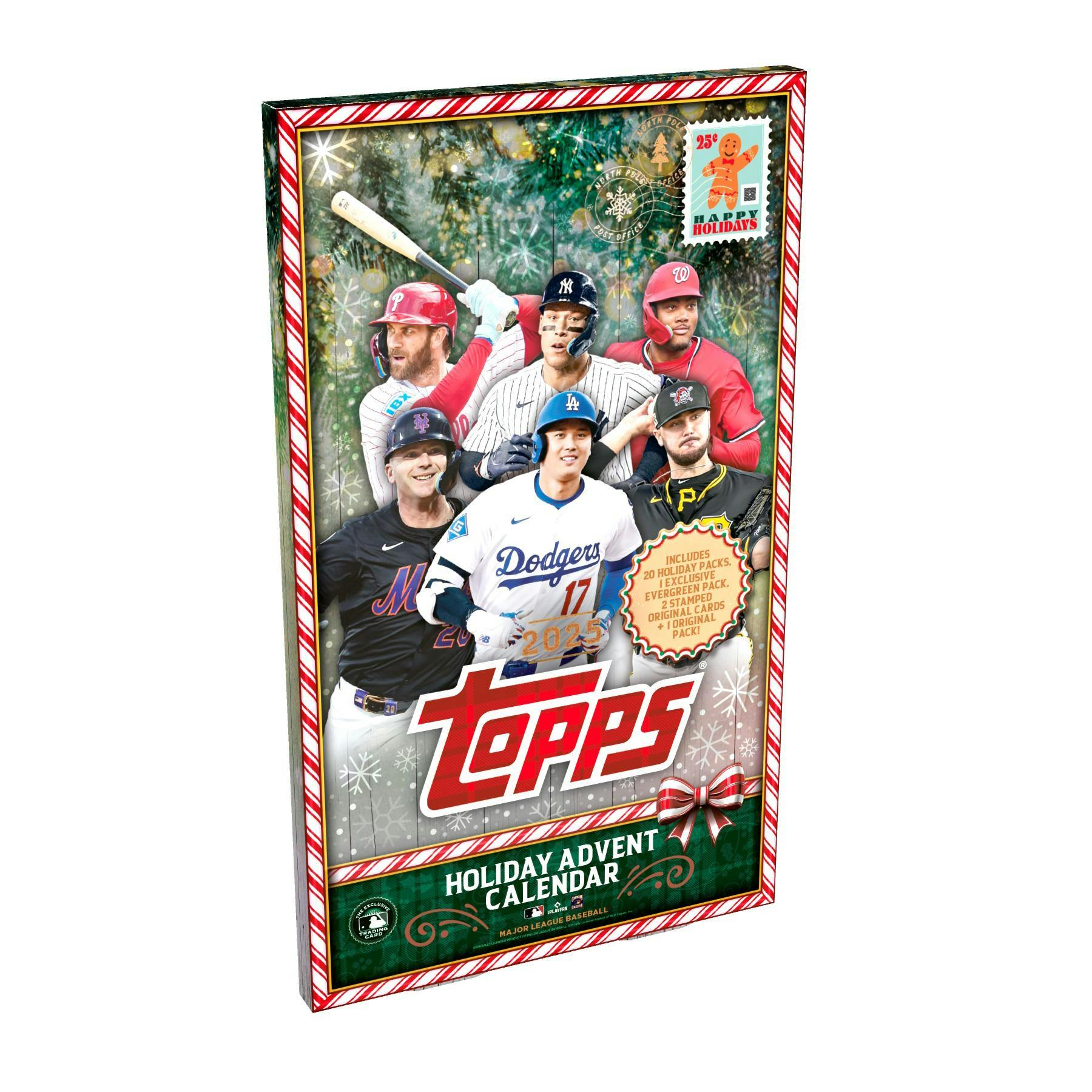 2025 Topps Holiday Baseball Advent Calendar Box DA Card World 2025-topps-holiday-baseball-advent-calendar-box-da-card-world