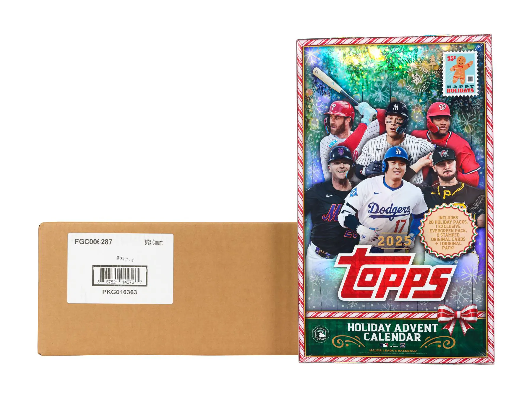 2025 Topps Holiday Baseball - Advent Calendar - Sealed Case for Collectors 2025 Topps Holiday Baseball - Advent Calendar - Sealed Case for Collectors