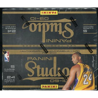 2009/10 Panini Studio Basketball Retail Box