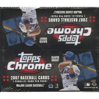 2007 Topps Chrome Baseball 24-Pack Box