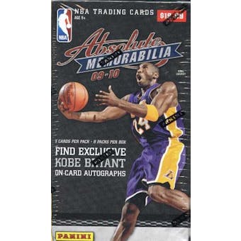 2009/10 Panini Absolute Memorabilia Basketball 8-Pack Box
