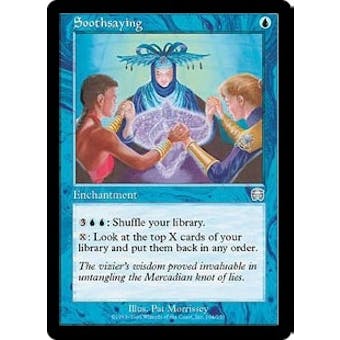Magic the Gathering Mercadian Masques Single Soothsaying Foil