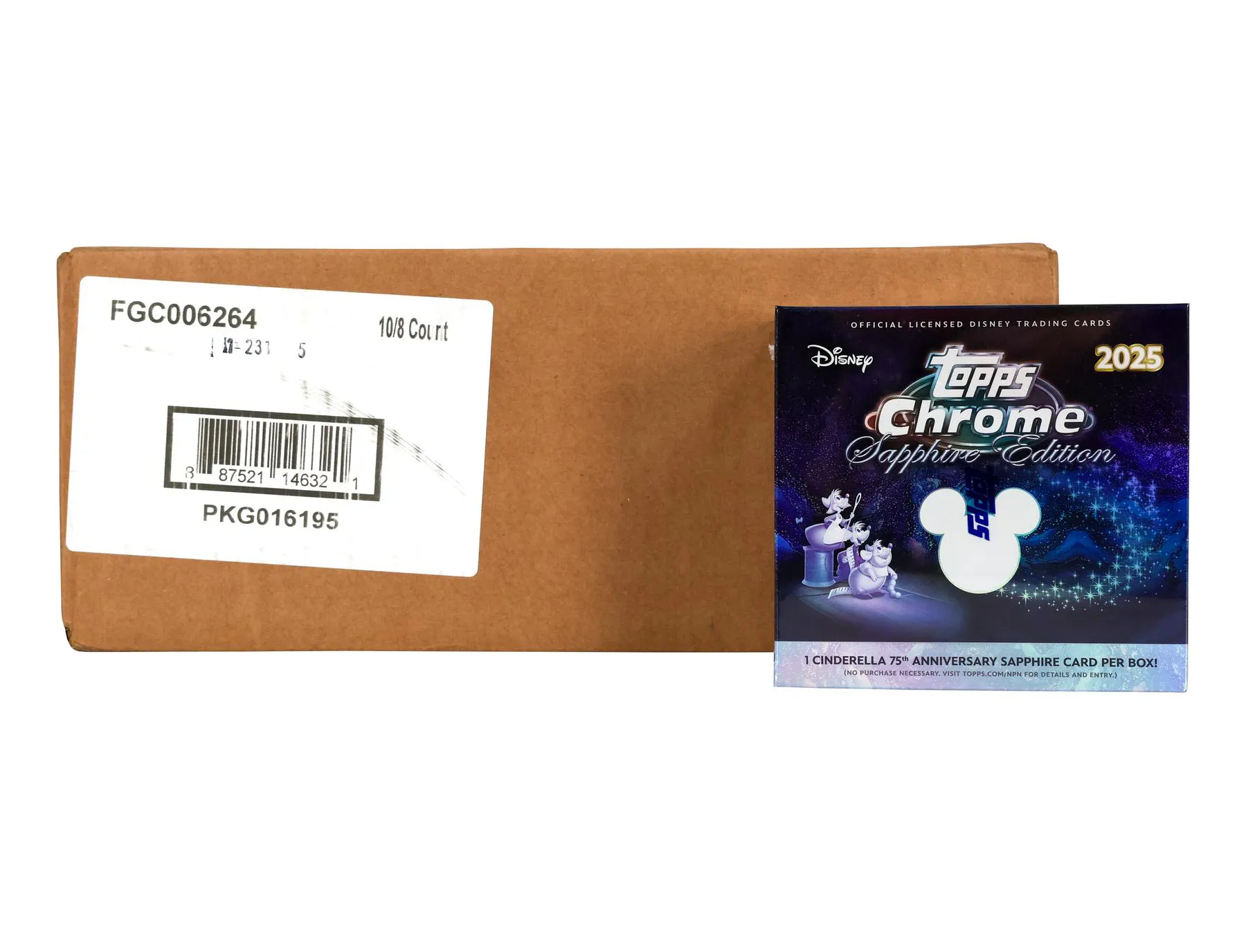 2025 Topps Chrome Disney Sapphire Edition 10 Box Case 2025 Topps Chrome Disney Sapphire Edition 10 Box Case