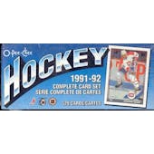 1991/92 O-Pee-Chee Hockey Factory Set