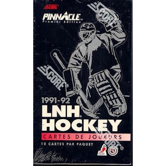1991/92 Pinnacle French Hockey Hobby Box