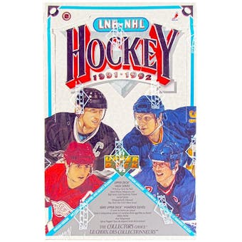 1991/92 Upper Deck English #Hi Hockey Retail Box