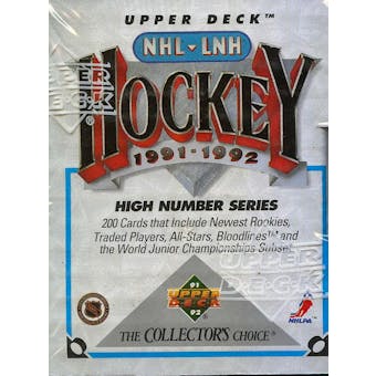 1991/92 Upper Deck English Hi # Hockey Factory Set