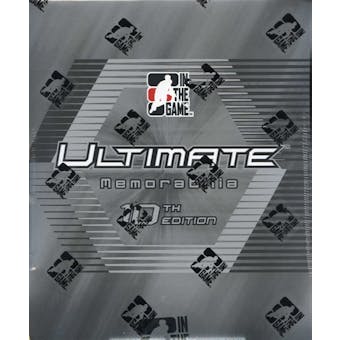 2010/11 ITG Ultimate Memorabilia 10th Edition Hockey Hobby Box