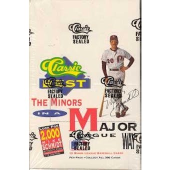 1991 Classic Best Minors Baseball Box