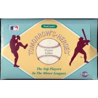 1991 Pro Cards Tomorrow's Heroes Baseball Hobby Box