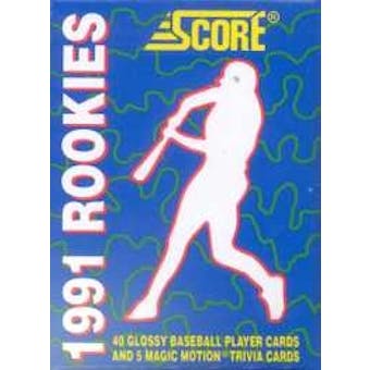 1991 Score Rookies Baseball Factory Set