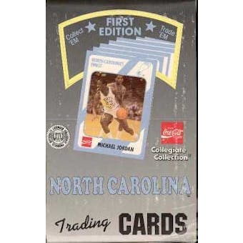 1989/90 Collegiate Collection North Carolina Basketball Hobby Box - Jordan!