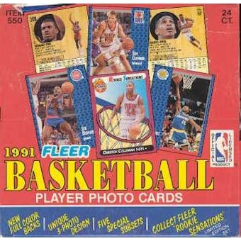 1991/92 Fleer Basketball Cello Box